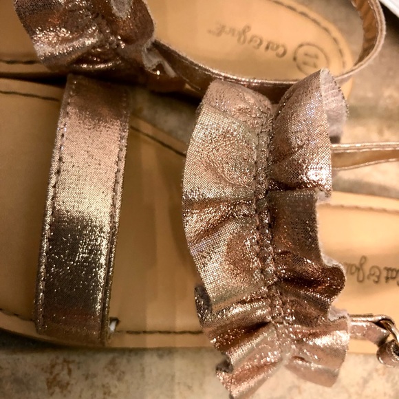 Cat & Jack Rose Gold Sandals - Picture 4 of 9